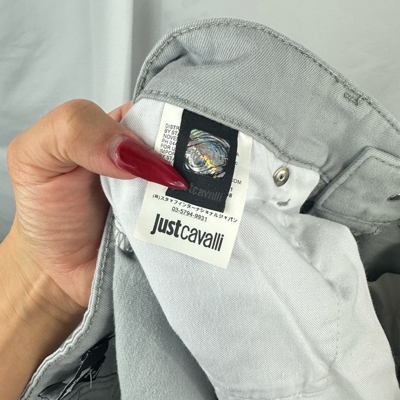Just Cavalli light grey skinny jeans size 29 - Picture 7 of 9